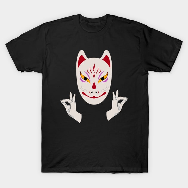 megitsune sumetal babymetal T-Shirt by benbena